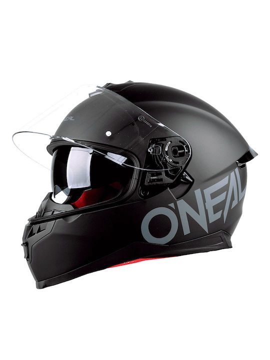 O'neal Challenger Flat Black Matt Motorcycle Helmet Full Face ECE 22.05 with Sunvisor ONL000KRA28