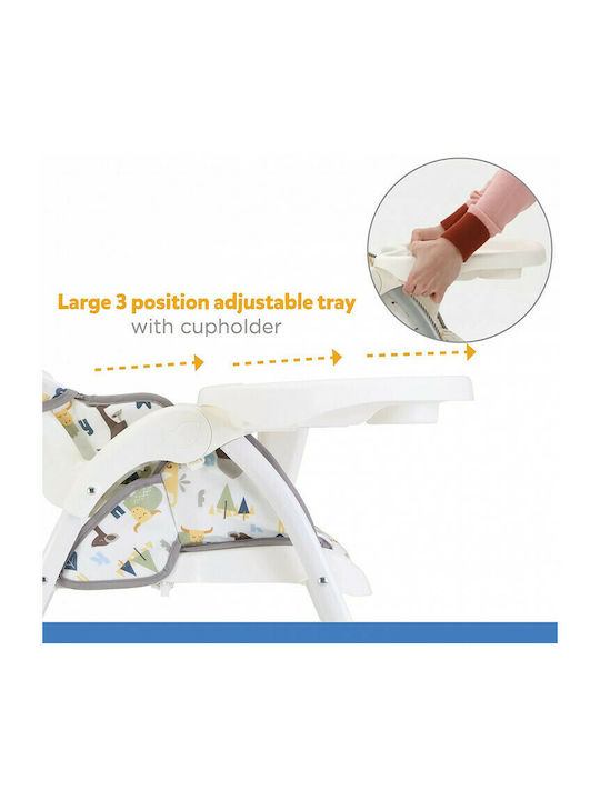 Joie Multi Mimzy Foldable Highchair 2 in 1 White