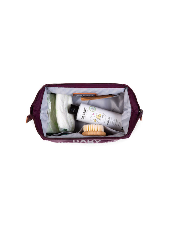 Childhome Baby Necessities Toiletry Bag Baby Necessities Burgundy 1pcs