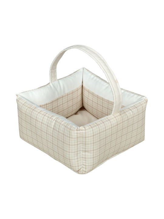 Ο Κόσμος του Μωρού Swing Nursery Storage Basket Beige