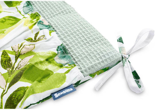 Sensillo Nursery Storage Basket Crib Bumper 02006 Green