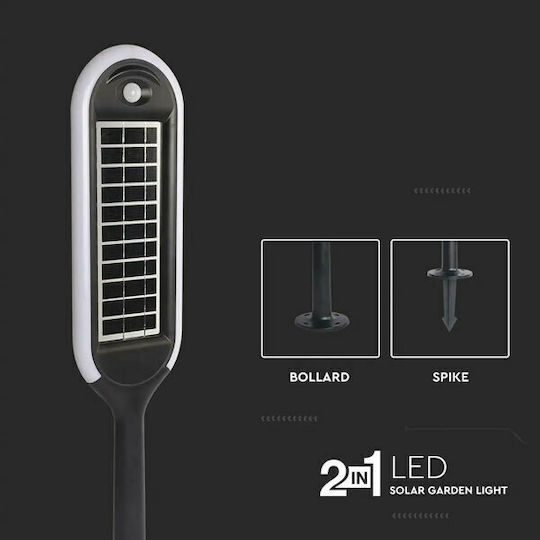 V-TAC VT-945 Street Solar Light 5W 400lm Warm White 3000K with Motion Sensor and Photocell IP65