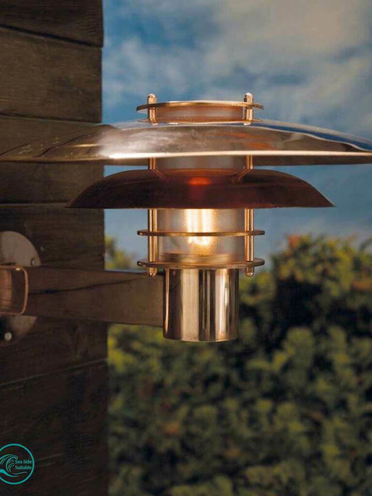 Nordlux Phoenix Wall-Mounted Outdoor Hat Light E27 IP54 42.5x22εκ.