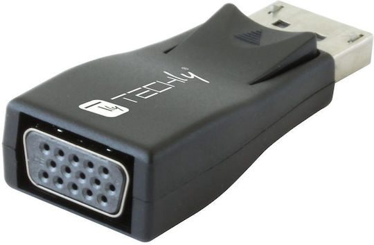 Techly Converter DisplayPort male to VGA female 1pcs IADAP-DSP-230T
