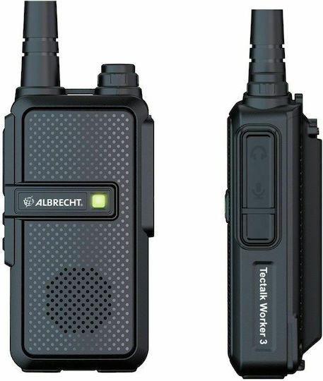 Albrecht Tectalk Worker 3 Ασύρματος Πομποδέκτης PMR 0.5W χωρίς Οθόνη Σετ 4τμχ