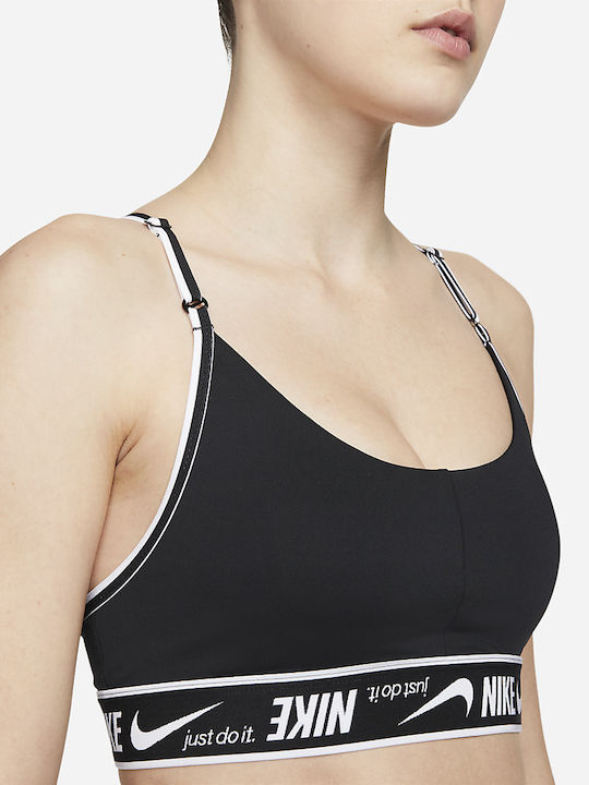 Women's Sports Bra Black with Light Padding