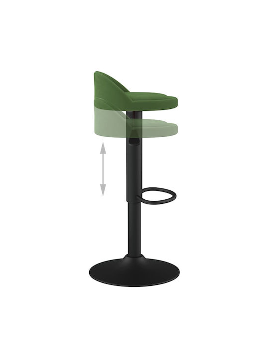Hocker Bar mit Höhenverstellbar Dark Green 2Stück 36x38x72-94cm