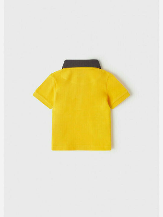 Mayoral Kids Polo Short Sleeve Yellow