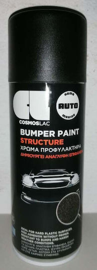 Cosmos Lac Spray auto Vopsea pentru Plastice Auto Reliefat Negru 400ml