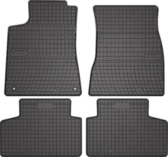 Frogum Set of Front and Rear Mats 4pcs for Mercedes-Benz GLB 2019 Black