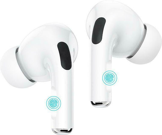 Hoco EW04 Plus In ear Bluetooth хендсфри Слушалки с Кутийка за Зареждане Бял
