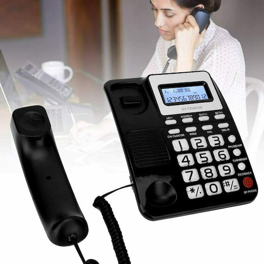 GY-T2020CID Kabelgebundenes Telefon Büro Schwarz KL-2021018205