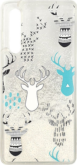 Winter Reindeers Umschlag Rückseite Silikon Mehrfarbig (Xiaomi Mi A3)