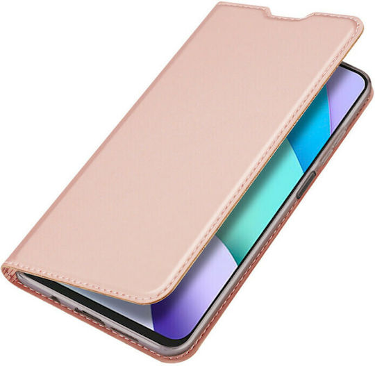 Dux Ducis Skin Pro Книга Изкуствена кожа Розов (Redmi 10 / 10 2022)