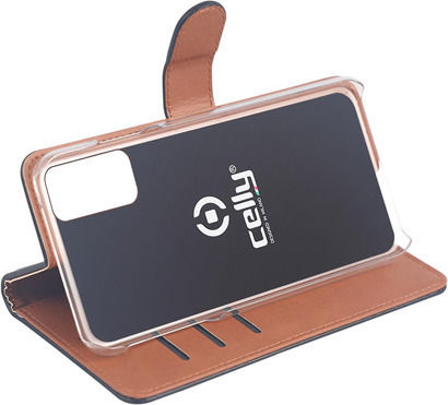 Celly Wally Book Synthetic Leather Black (iPhone 13 mini)