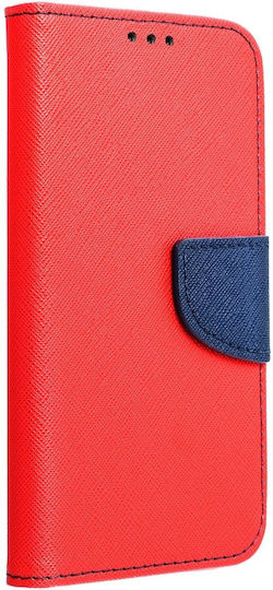 Fancy Brieftasche Synthetisches Leder Rot (Galaxy A02s)