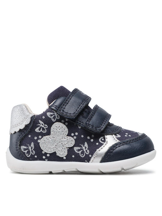 Geox Kids Sneakers Anatomic with Scratch Navy Blue