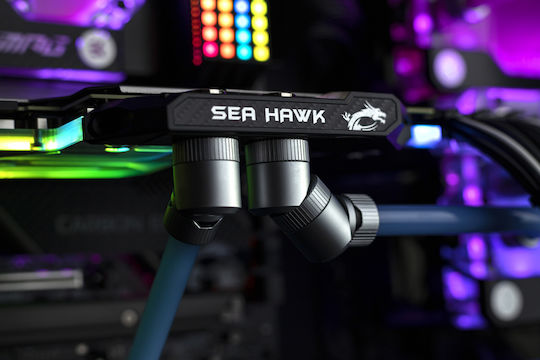 Ekwb EK-Quantum Torque Rotary 90° Fittings Silver