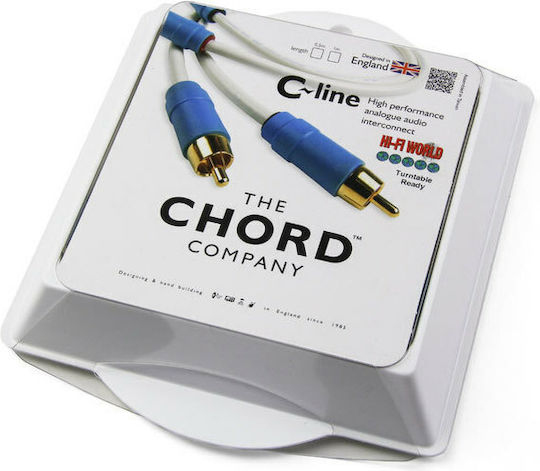 Chord C-Line Interconnect Cable RCA male - RCA male 0.5m