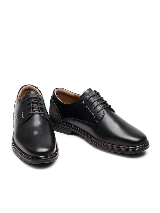 Men's Leather Casual Shoes Black 42801-860-100