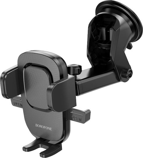 Borofone BH60 Car Mobile Mount with Adjustable Hooks Black
