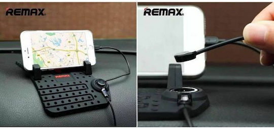 Remax Car Mobile Mount with Anti-Slip Surface Black