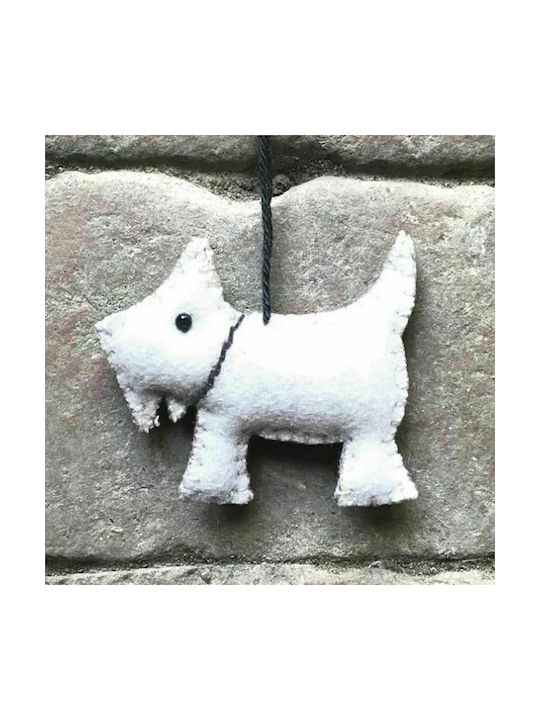Ornament Căţeluş Din Fetru Negru 5x4cm