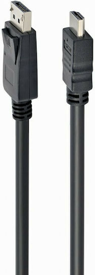 Gembird Cable DisplayPort male - HDMI male 1.8m Black (CC-DP-HDMI-4K-6)