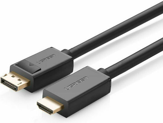 Ugreen Cable DisplayPort male - HDMI male 2m Black (10202)