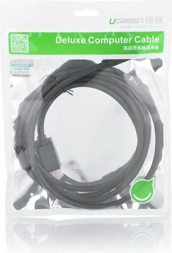 Ugreen Cable DisplayPort male - HDMI male 2m Black (10202)