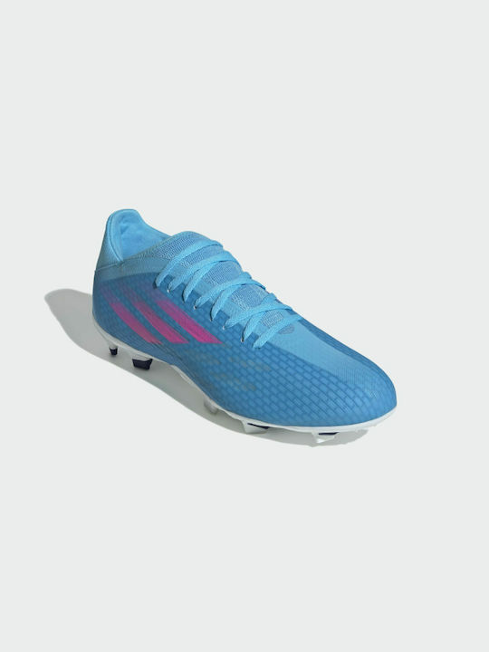 Adidas X Speedflow.3 FG Χαμηλά Ποδοσφαιρικά Παπούτσια με Τάπες Μπλε