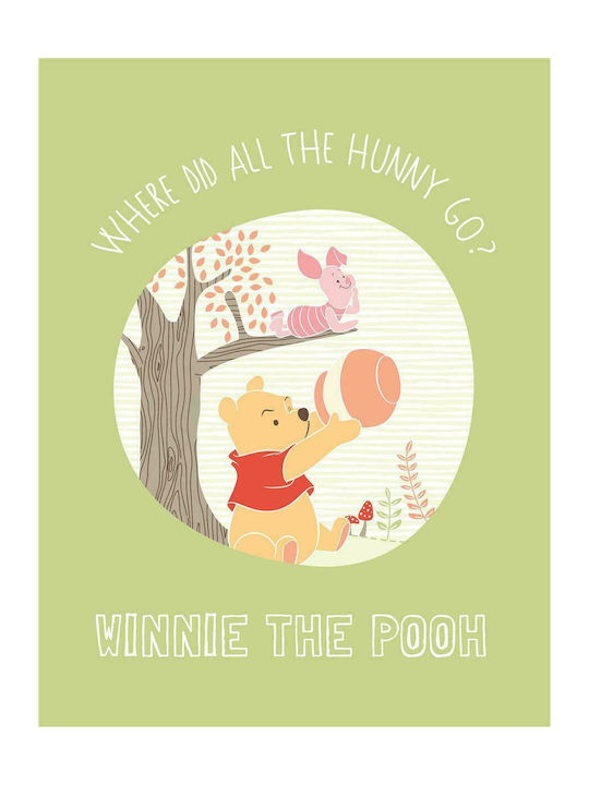 Dimcol Baby Blanket Cot Winnie Home 110x140cm