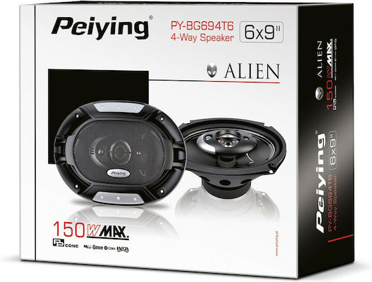 Peiying PY-BG694T6 Σετ Ηχεία Αυτοκινήτου 6x9" (4 Δρόμων)