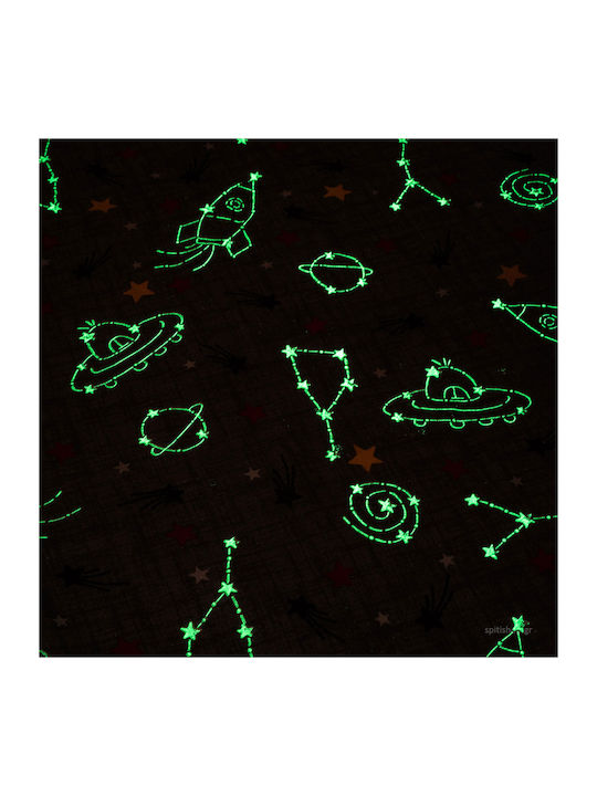 Palamaiki Luminous Kids Cotton Pillowcase 50x70cm Comet Fuchsia
