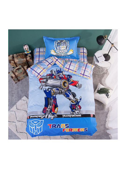 Mc Decor Kids Cotton Pillowcase 50x75cm Blue