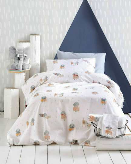 Rythmos Biggie Kids Cotton Pillowcase 50x70cm Beige 203-101-2106