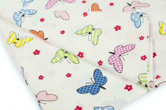 Dimcol Butterfly Față de pernă pentru copii din bumbac 100% 50x70cm 49