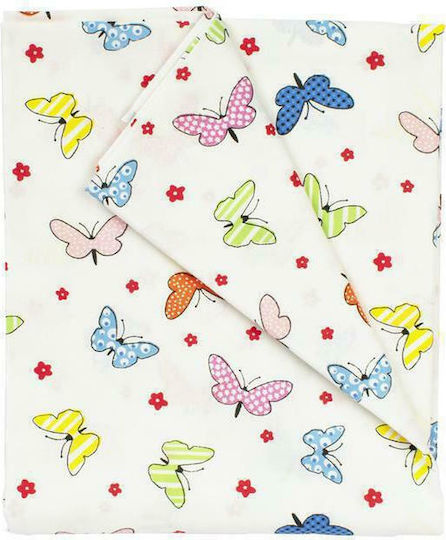 Dimcol Butterfly Față de pernă pentru copii din bumbac 100% 50x70cm 49