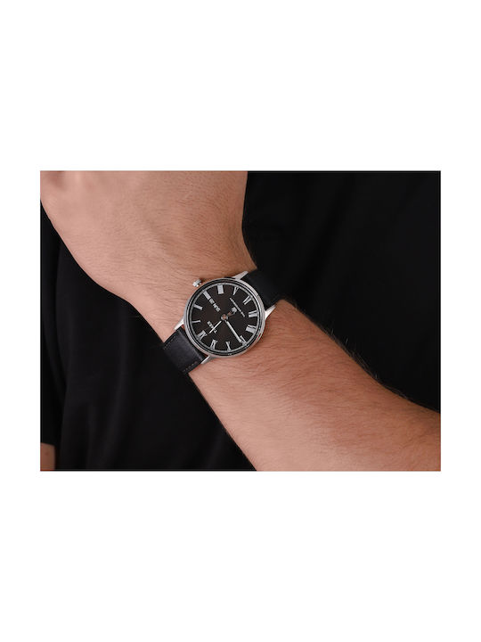 Timex Waterbury Classic Ceas Baterie cu Negru Brățară din piele