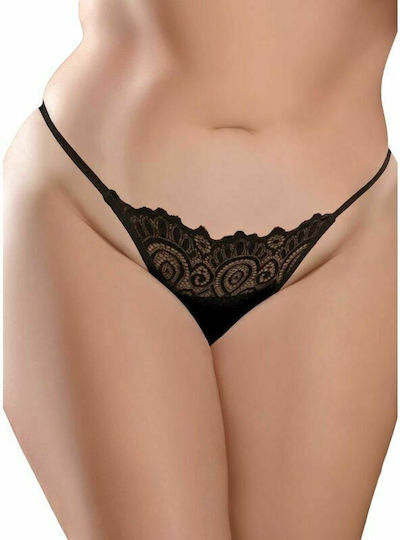 Pipedream Hook Up Panties Remote Lace Peek-A-Boo Plus Size με Δυνατότητα Ασύρματης Λειτουργίας και Δόνηση