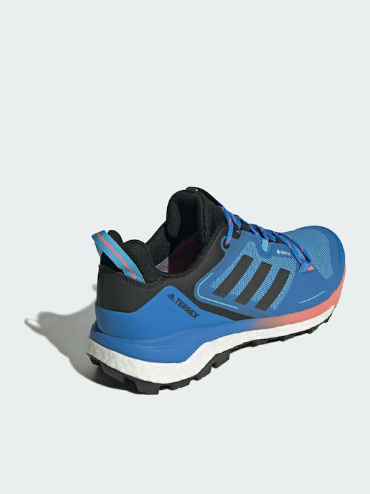 adidas Terrex Skychaser 2.0 Ανδρικά Ορειβατικά Παπούτσια Αδιάβροχα με Μεμβράνη Gore-Tex Blue Rush / Grey Six / Turbo