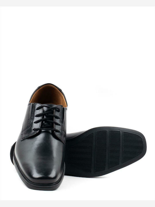 Tilden Plain Men's Leather Dress Shoes Black