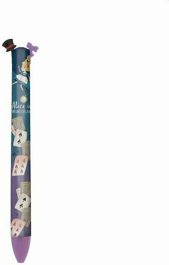 Legami Milano Click Clack Pen Ballpoint 1mm Multicolour with Multicolour Ink Alice
