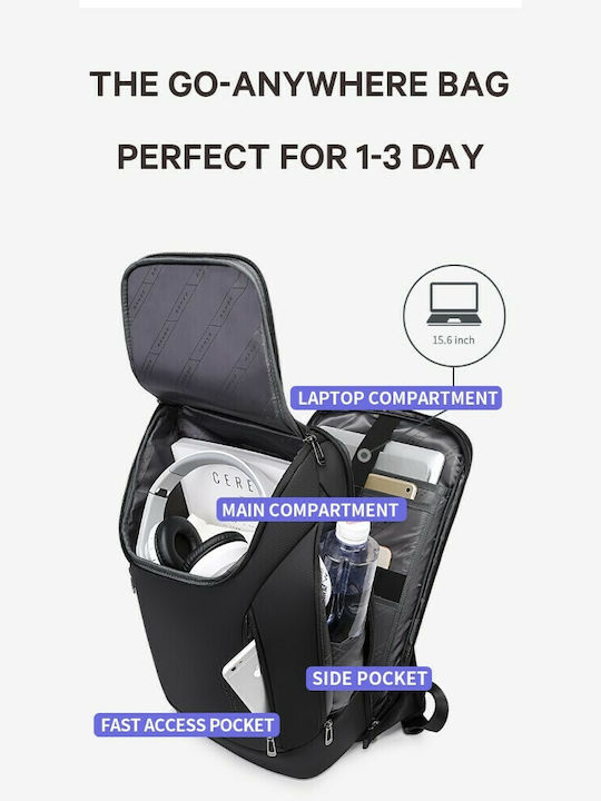 Bange 2517 Waterproof Backpack Backpack for 15.6" Laptop Black