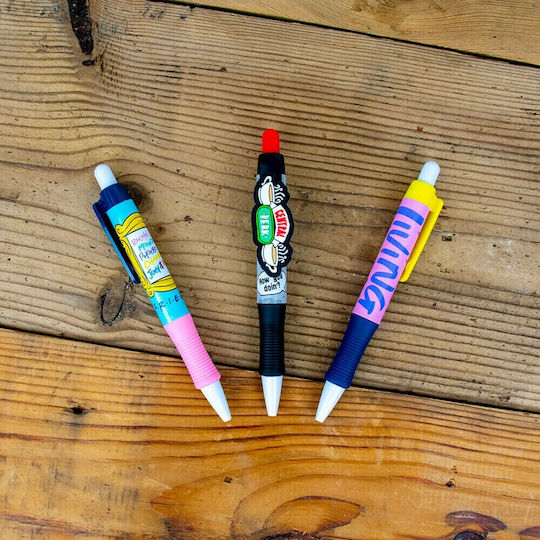 Blue Sky Friends Icons Στυλό Ballpoint 3τμχ