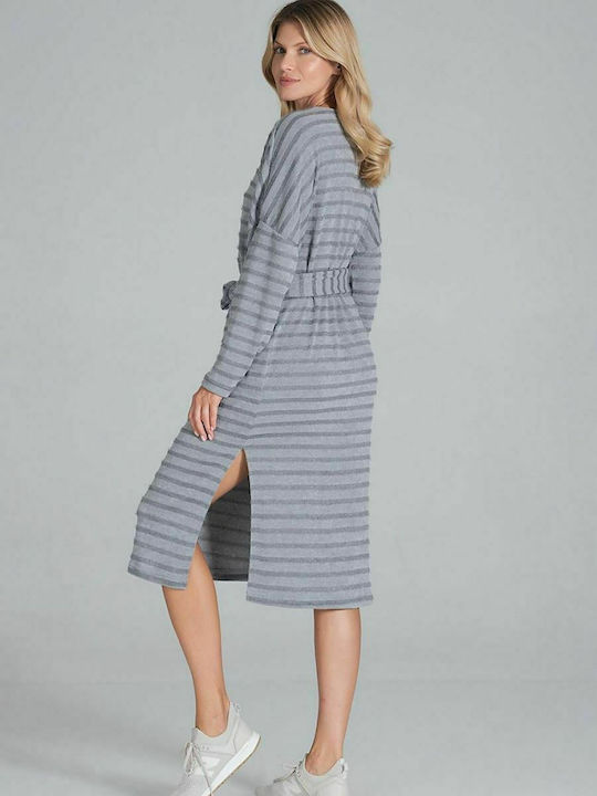 Figl Midi Kleid Gray