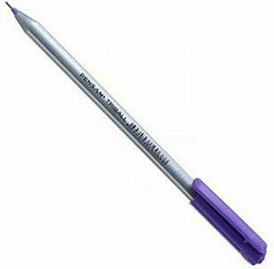 Pensan Tribal Pen Rollerball 1mm with Purple Ink