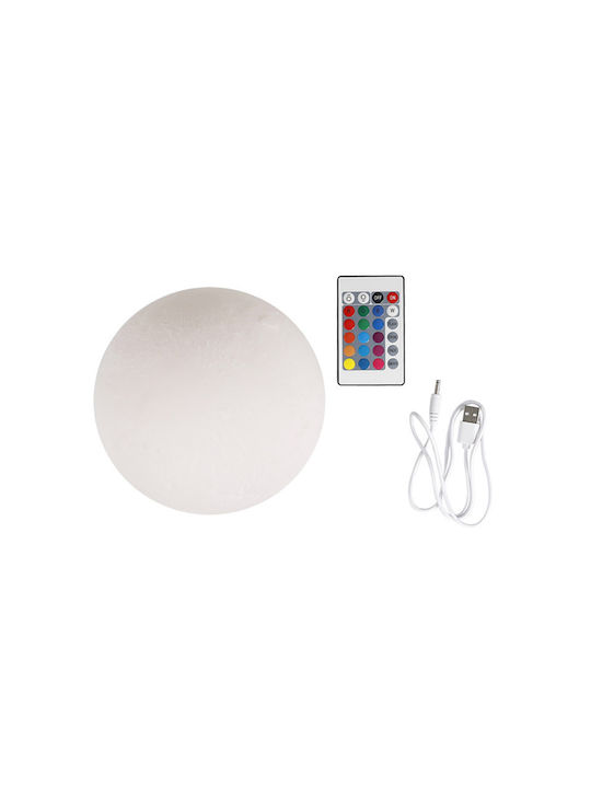 Gem Διακοσμητικό Φωτιστικό LED RGB Moon Light