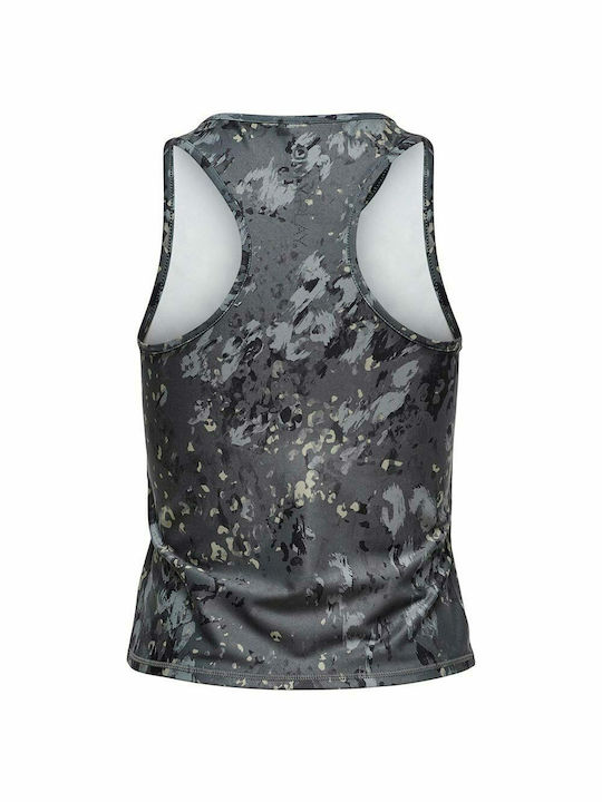 Only Women's Athletic Blouse Sleeveless Dark Shadow