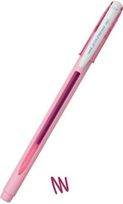 Uni-Ball Στυλό Ballpoint 0.7mm με Ροζ Μελάνι Jetstream SX-101FL Pink